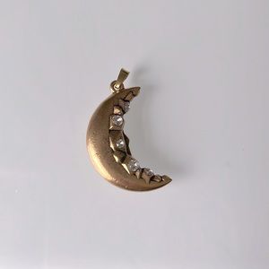 Alex and ani crescent moon pendant
